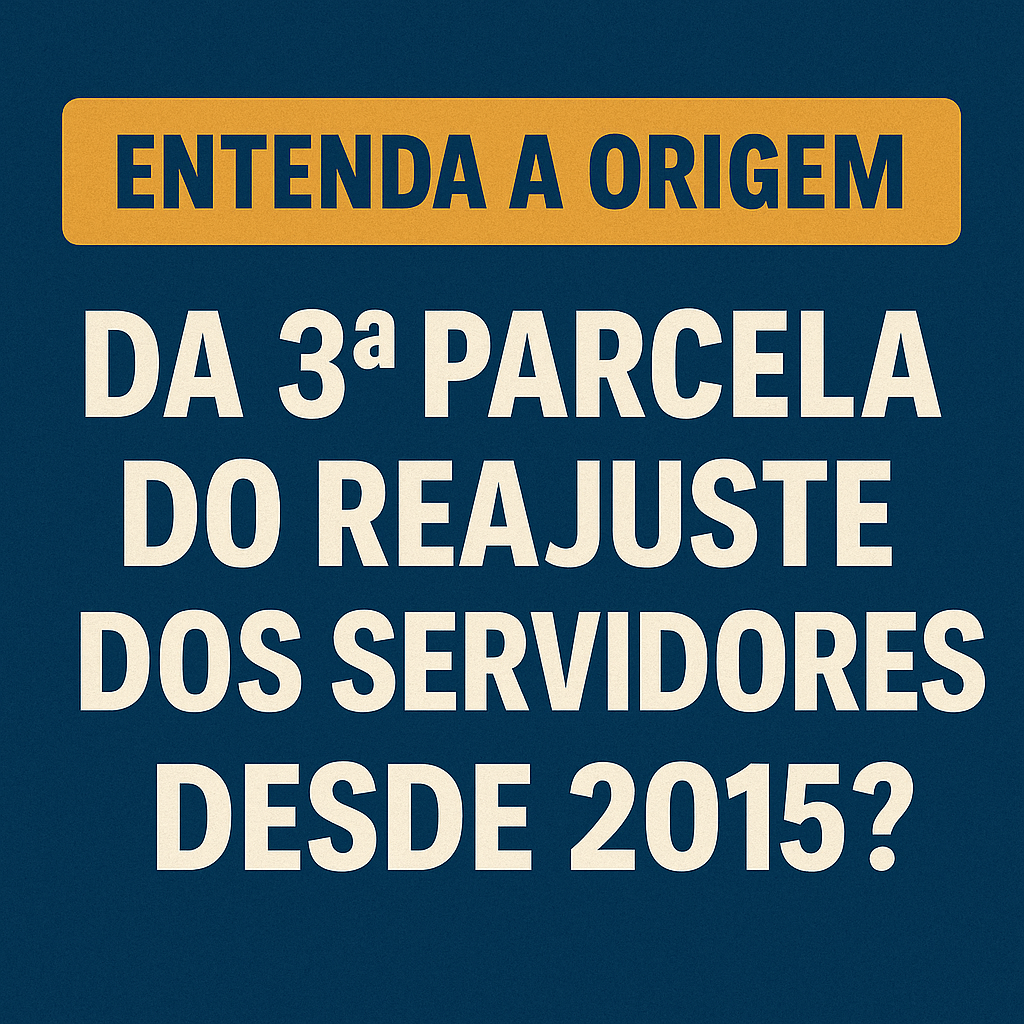 Origem 3 parcela do reajuste